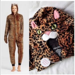 Xhilaration Leopard Onesie Pajamas or Costume